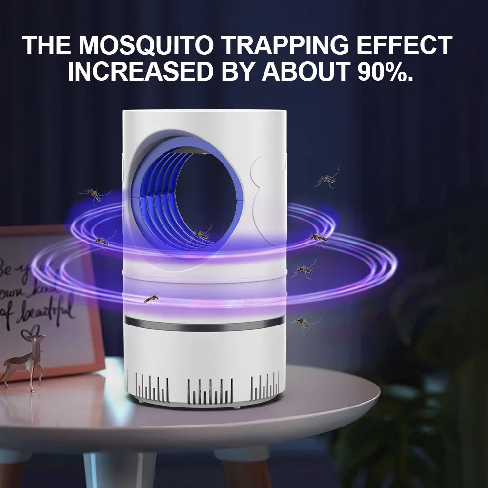 Capcană Inteligentă pentru Țânțari și Insecte – UV LED, Fără Zgomot, Consum Redus